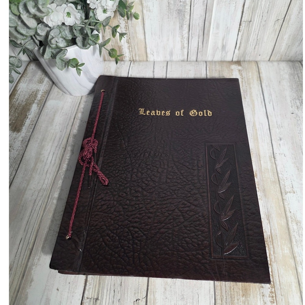 Leaves of Gold Anthology Clyde Francis Lytle 1964 Revised Edition Brown Cord Tie